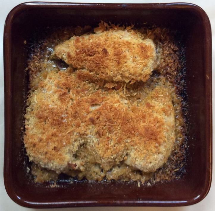 parmesan chicken cooked